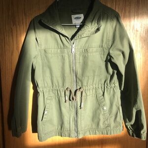 Army green cargo jacket